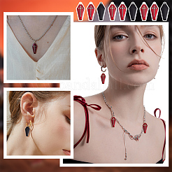 30Pcs 3 Colors Halloween Theme Alloy Enamel Pendants&nbsp;ENAM-SC0003-50