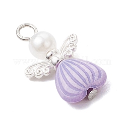ABS Plastic Imitation Pearl Beads Pendants&nbsp;PALLOY-JF04125