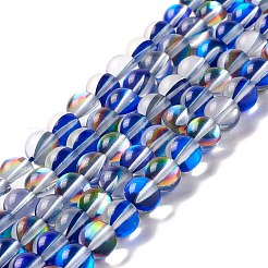 Synthetic Moonstone Beads Strands&nbsp;G-E573-02B-27