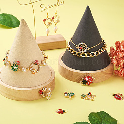26Pcs 13 Styles Alloy Enamel Connector Charms&nbsp;ENAM-PJ0001-09