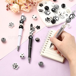 DIY Dog Paw Print Beadable Pens Making Sets&nbsp;DIY-YW0017-35
