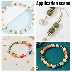 200Pcs Flat Round Brass Spacer Beads&nbsp;KK-GO0001-74