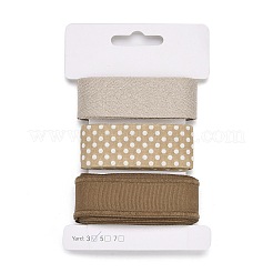 9 Yards 3 Styles Polyester Ribbon&nbsp;SRIB-A014-H04