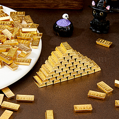 200Pcs Zinc Alloy Imitation Gold Bricks&nbsp;DJEW-DC0001-22