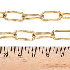 304 Stainless Steel Paperclip Chains Necklaces&nbsp;NJEW-Z102-02G