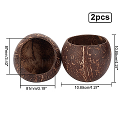 Coconut Candle Holder&nbsp;COCB-WH0001-01