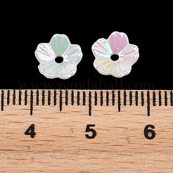 UV Plating Opaque Acrylic Bead Cap&nbsp;OACR-K001-45
