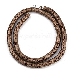 Electroplated Synthetic Non-magnetic Hematite Beads Strands&nbsp;G-H020-M01-22