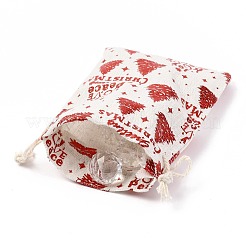 Christmas Theme Cotton Fabric Cloth Bag&nbsp;LS-ABAG-H104-B06