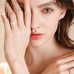 8Pcs 4 Style Rack Plating Brass Open Cuff Ring Settings&nbsp;KK-FH0006-84