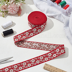 10 Yards Ethnic Style Embroidery Polyester Ribbons&nbsp;OCOR-FG0002-24A
