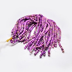 Natural Imperial Jasper Beads Strands&nbsp;X-G-I122-8mm-07