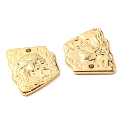 PVD Vacuum Plating 304 Stainless Steel Pendant Cabochon Settings&nbsp;STAS-F287-43G