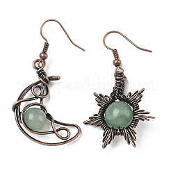 Natural Apatite Dangle Earrings&nbsp;G-H359-07R-07