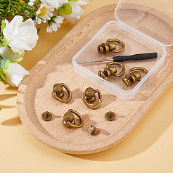 6Pcs Brass Decorative Rivets&nbsp;KK-HS0015-87AB