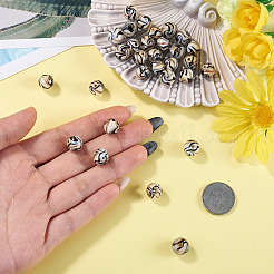 30Pcs Handmade Gold Sand Lampwork Beads&nbsp;LAMP-TA0002-37A