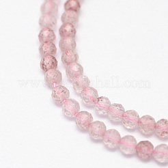 Natural Strawberry Quartz Bead Strands&nbsp;G-G936-2mm-02