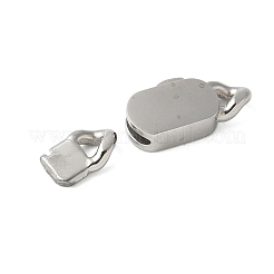 316 Surgical Stainless Steel Bayonet Clasps&nbsp;STAS-H234-07P-04