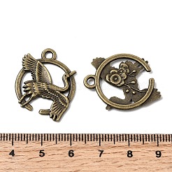 Tibetan Style Zinc Alloy Pendants&nbsp;TIBEP-R334-030AB-RS