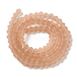 Imitate Austrian Crystal Frosted Glass Beads Strands&nbsp;EGLA-A039-T4mm-MD12