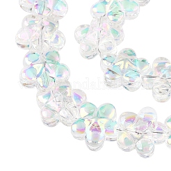 Electroplate Glass Beads Strands&nbsp;X-EGLA-T028-02C