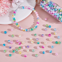 1500Pcs 6 Colors ABS Imitation Pearl Beads&nbsp;KY-HY0001-31