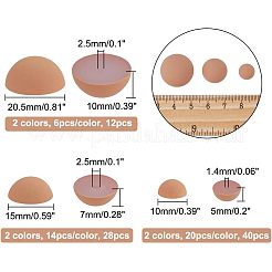 6 Style Opaque Acrylic Beads&nbsp;SACR-CA0001-15
