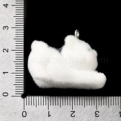 Flocky Resin Pendants&nbsp;FIND-I044-22