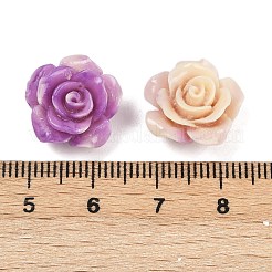 Synthetic Coral 3D Flower Rose Beads&nbsp;CORA-A005-14mm-27