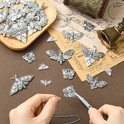 35Pcs 7 Styles Tibetan Style Alloy Pendants&nbsp;FIND-CJ0005-58