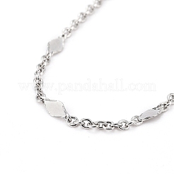 Rhombus Chain Bracelets&nbsp;BJEW-JB06282