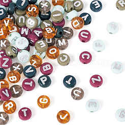 48G 6 Colors Opaque Acrylic Beads&nbsp;OACR-TA0003-50