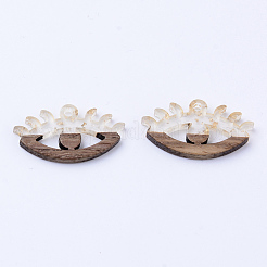Resin & Walnut Wood Pendants&nbsp;LS-RESI-N025-009A-A01