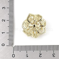 Brass Micro Pave Clear Cubic Zirconia European Dangle Charms Bails&nbsp;KK-K297-57G