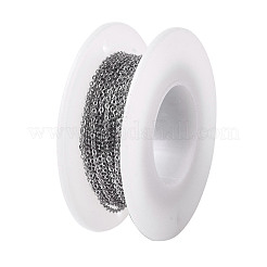 Tarnish Resistant 304 Stainless Steel Cable Chains&nbsp;CHS-H007-01P