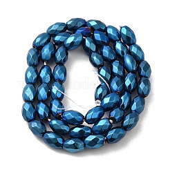 Electroplated Strong Magnetic Synthetic Hematite Beads Strands&nbsp;G-P518-02C