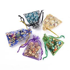 Printed Organza Bags&nbsp;OP-R024-7x9-M