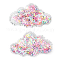 Quicksand Sequin Plastic Cabochons&nbsp;X-OHAR-CJC0002-04A