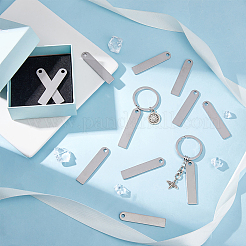 40Pcs 201 Stainless Steel Pendants&nbsp;STAS-DC0016-30A