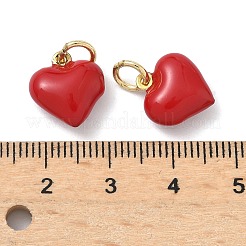 Brass Enamel Charms&nbsp;KK-G548-05G