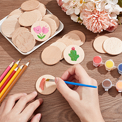250Pcs Unfinished Wooden Cutouts&nbsp;WOOD-NB0002-65