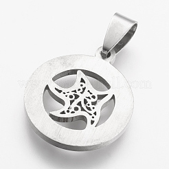 201 Stainless Steel Pendants&nbsp;STAS-P110-01