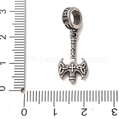 Viking 316 Surgical Stainless Steel European Dangle Charms&nbsp;SA-CBA7555-10AS