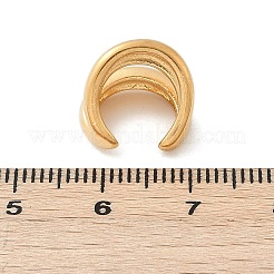 304 Stainless Steel Two-layer C-Shaped Cuff Earrings&nbsp;EJEW-M073-10G