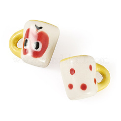 2Pcs Handmade Porcelain Mug Cup Decoration&nbsp;PORC-TA0001-55F