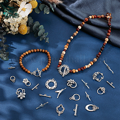 Tibetan Style Alloy Toggle Clasps&nbsp;FIND-PH0028-46