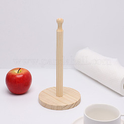 Pine Wood Paper Towel Holder&nbsp;AJEW-WH0567-48A