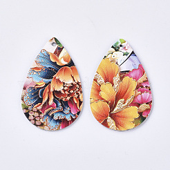 PU Leather Big Pendants&nbsp;FIND-T059-003E