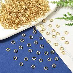 SHEGRACE Brass Open Jump Rings&nbsp;XGR0080G-14G