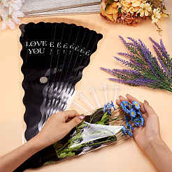 50Pcs OPP Flower Bouquet Wrapping Craft Paper&nbsp;DIY-TA0010-93B
